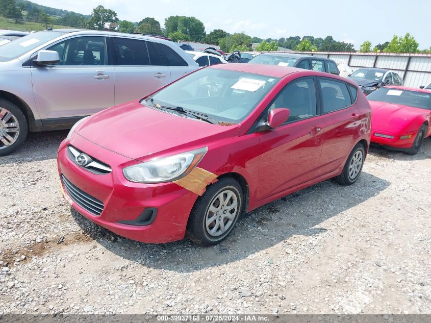 KMHCT5AE5CU052924 2012 Hyundai Accent Gs/Se