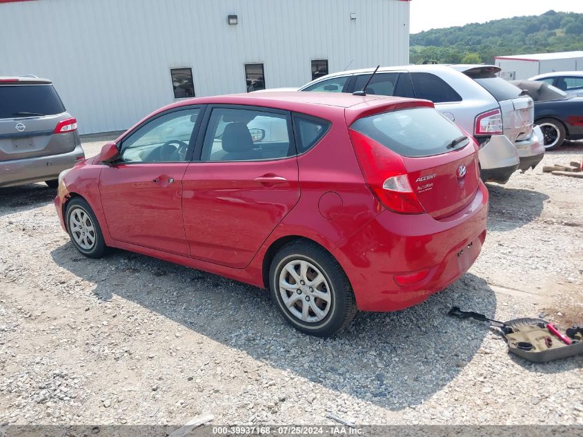 KMHCT5AE5CU052924 2012 Hyundai Accent Gs/Se