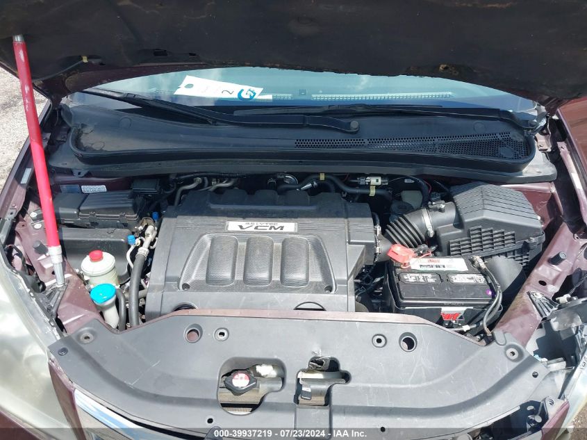 2010 Honda Odyssey Ex-L VIN: 5FNRL3H63AB041346 Lot: 39937219