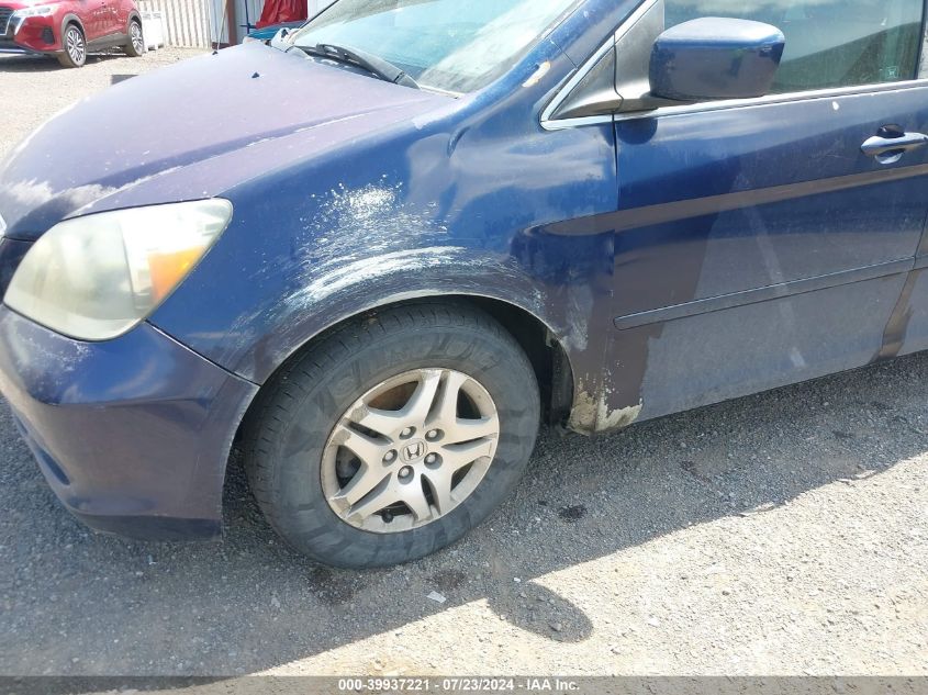 2005 Honda Odyssey Ex VIN: 5FNRL38465B000889 Lot: 39937221