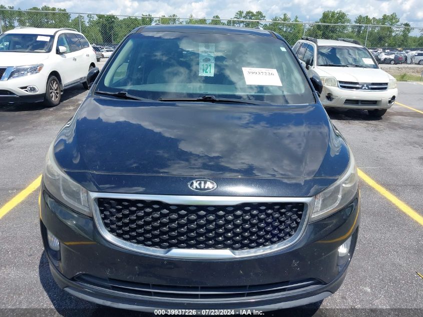 2015 Kia Sedona Ex VIN: KNDMC5C10F6022791 Lot: 39937226