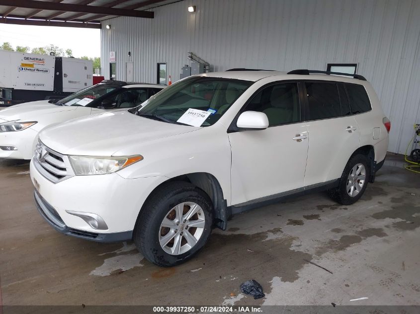 2013 Toyota Highlander Plus VIN: 5TDZA3EH3DS031833 Lot: 39937250