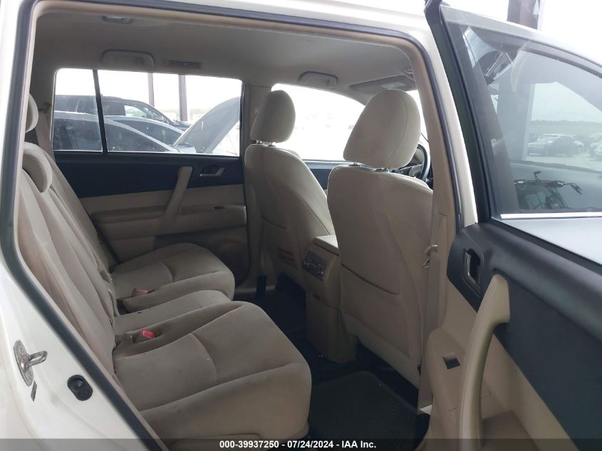 2013 Toyota Highlander Plus VIN: 5TDZA3EH3DS031833 Lot: 39937250