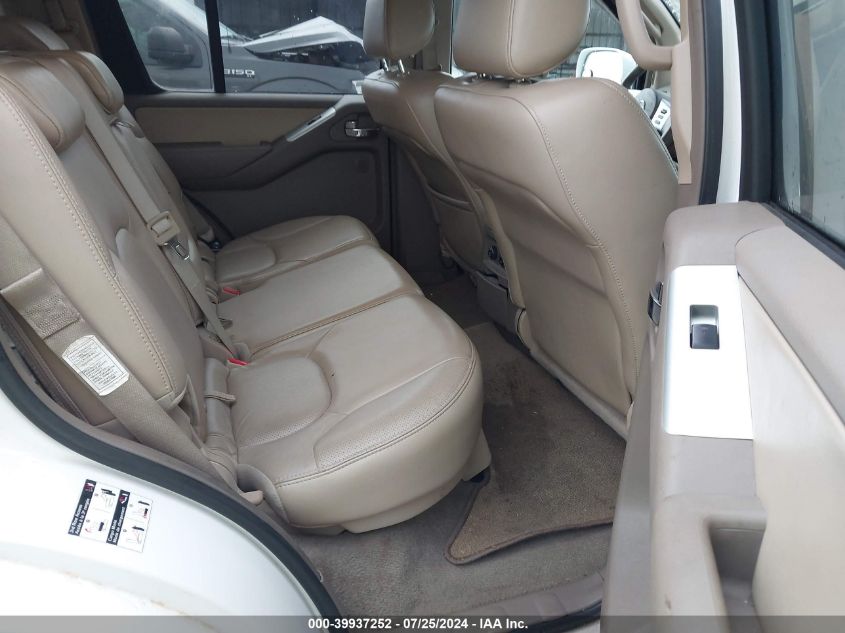 2008 Nissan Pathfinder S/Le/Se VIN: 5N1AR18U28C609765 Lot: 39937252