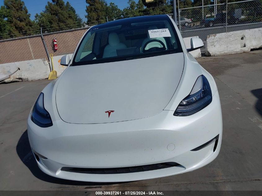 2020 Tesla Model Y Long Range Dual Motor All-Wheel Drive VIN: 5YJYGDEE8LF056249 Lot: 39937261