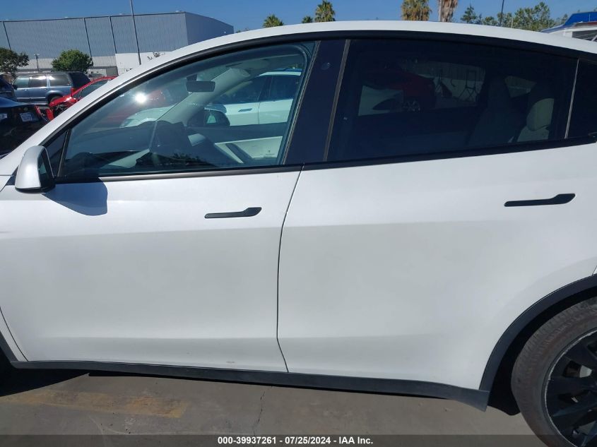 2020 Tesla Model Y Long Range Dual Motor All-Wheel Drive VIN: 5YJYGDEE8LF056249 Lot: 39937261