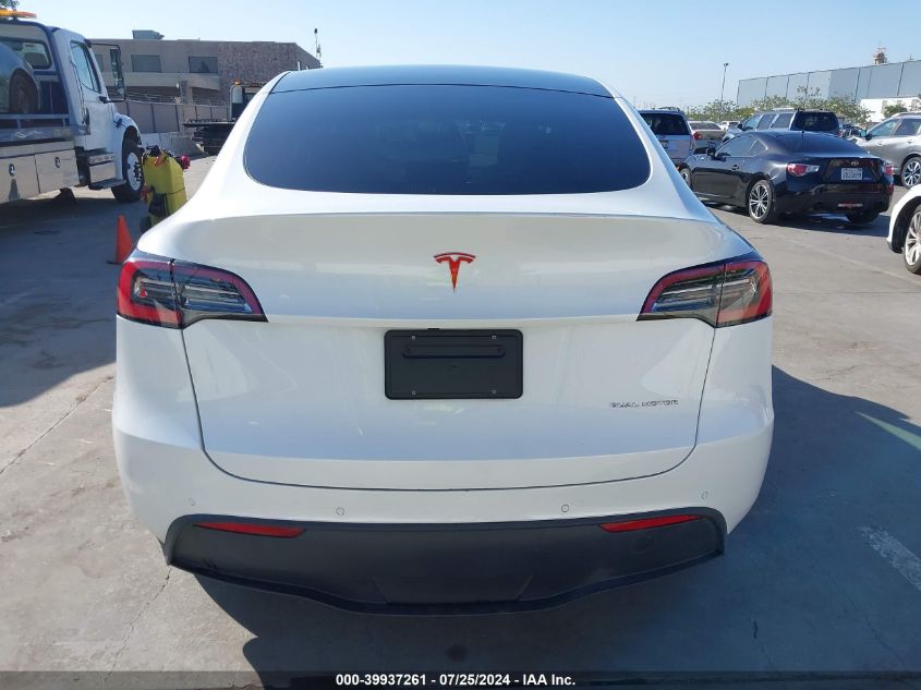 2020 Tesla Model Y Long Range Dual Motor All-Wheel Drive VIN: 5YJYGDEE8LF056249 Lot: 39937261