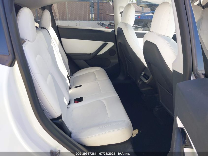 2020 Tesla Model Y Long Range Dual Motor All-Wheel Drive VIN: 5YJYGDEE8LF056249 Lot: 39937261