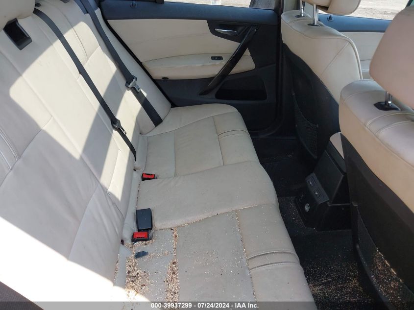 2009 BMW X3 xDrive30I VIN: WBXPC93469WJ26126 Lot: 39937299