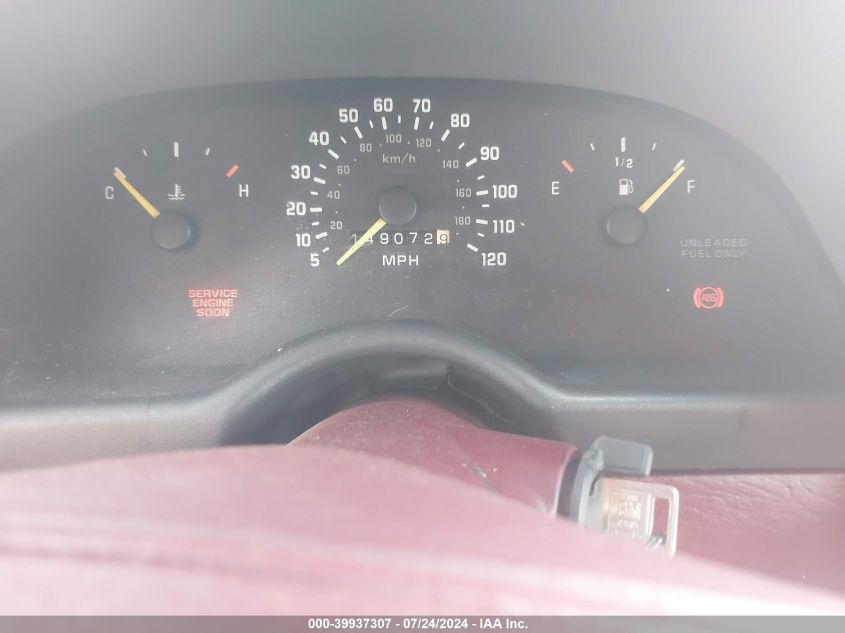 1996 Chevrolet Corsica VIN: 1G1LD554XTY133082 Lot: 39937307