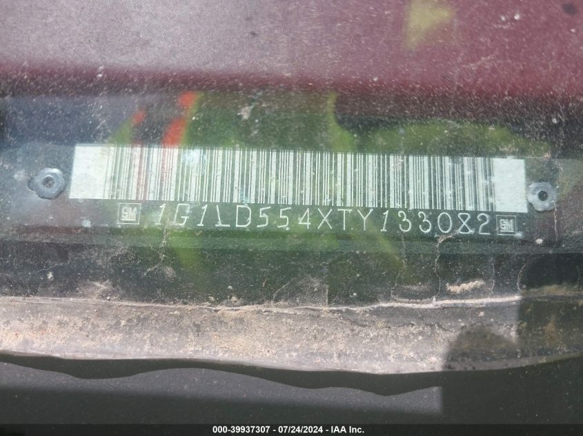 1996 Chevrolet Corsica VIN: 1G1LD554XTY133082 Lot: 39937307