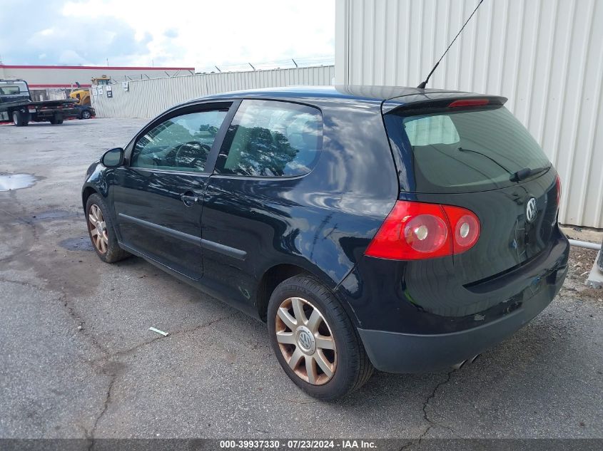 WVWBR71K87W279258 | 2007 VOLKSWAGEN RABBIT