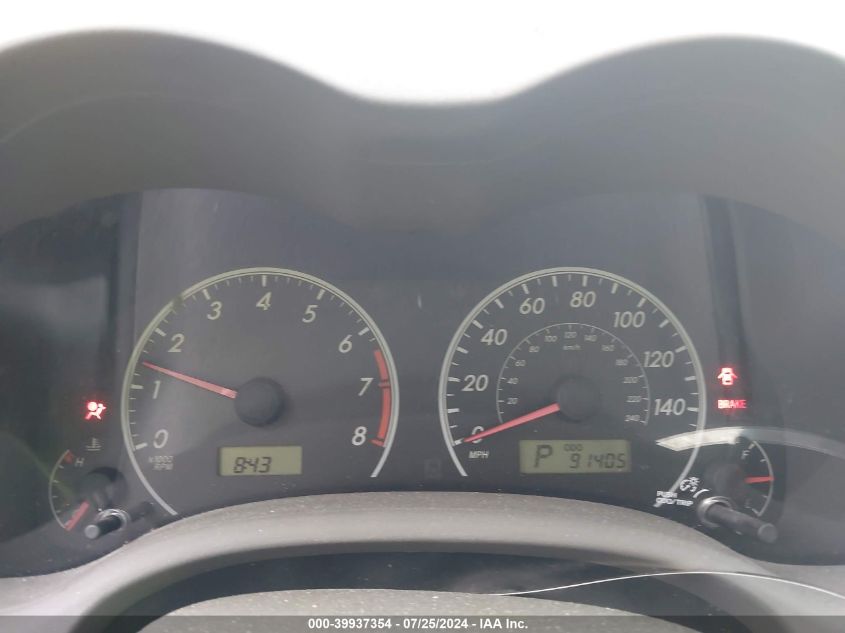 2009 Toyota Corolla S/Le/Xle VIN: 1NXBU40E29Z023183 Lot: 39937354