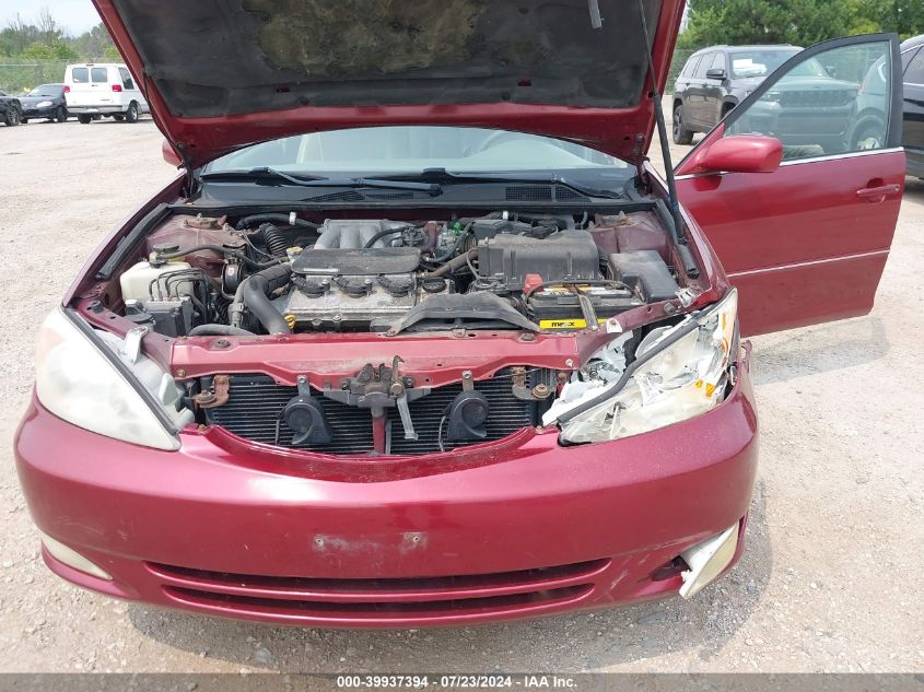 2003 Toyota Camry Xle V6 VIN: 4T1BF30K33U039748 Lot: 39937394