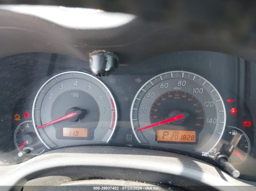 2010 Toyota Corolla S VIN: 2T1BU4EEXAC444891 Lot: 39937402