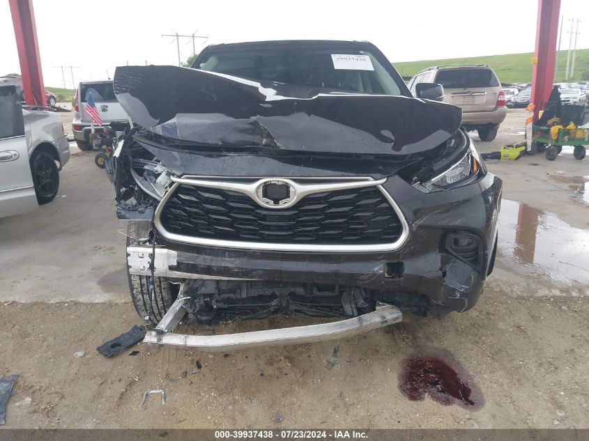 2020 Toyota Highlander Le VIN: 5TDZZRAH3LS024347 Lot: 39937438