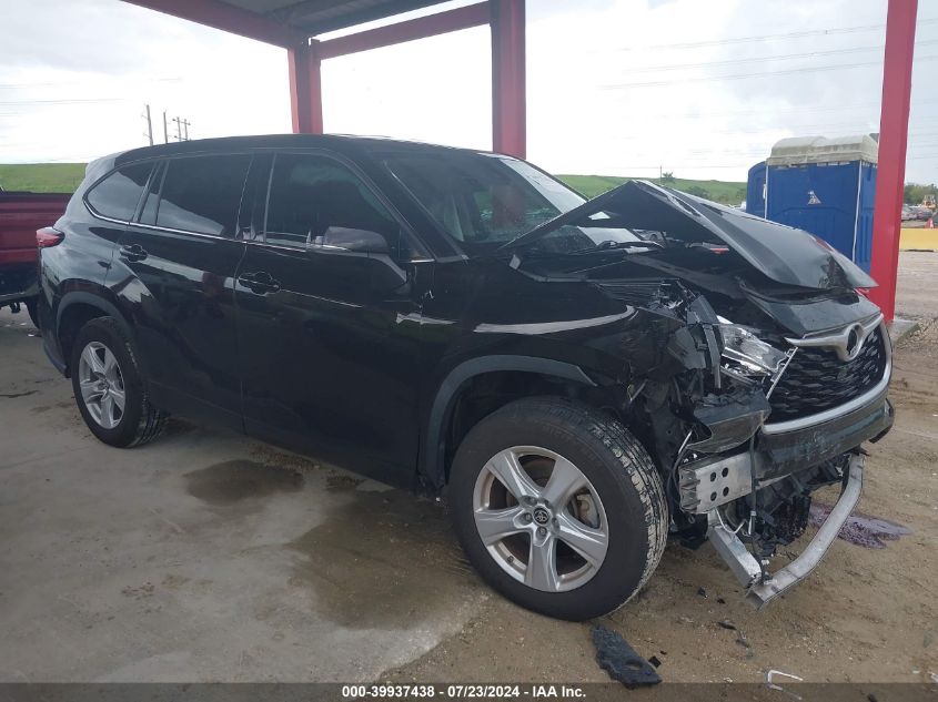 2020 Toyota Highlander Le VIN: 5TDZZRAH3LS024347 Lot: 39937438