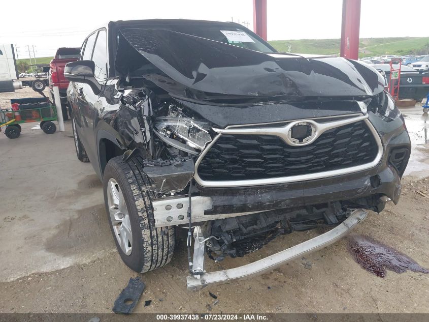 2020 Toyota Highlander Le VIN: 5TDZZRAH3LS024347 Lot: 39937438