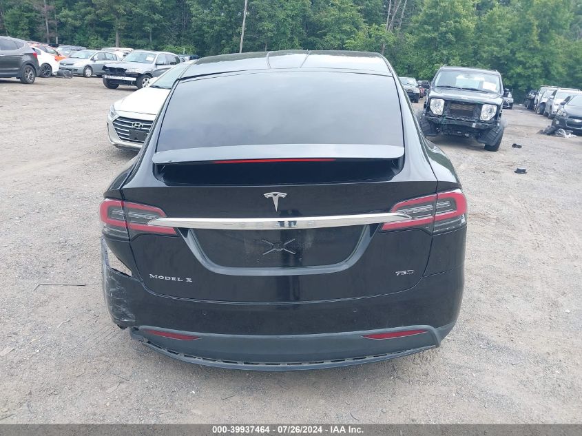 2016 Tesla Model X 60D/70D/75D/90D/P100D VIN: 5YJXCBE20GF009143 Lot: 39937464