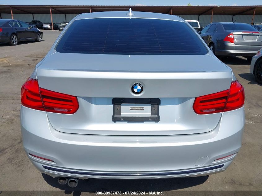 2016 BMW 328I VIN: WBA8E9G56GNT81342 Lot: 39937473