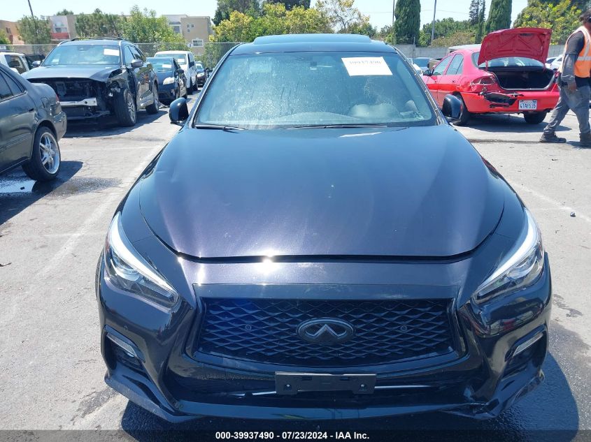 2023 Infiniti Q50 Red Sport 400 VIN: JN1FV7DP3PM570155 Lot: 39937490