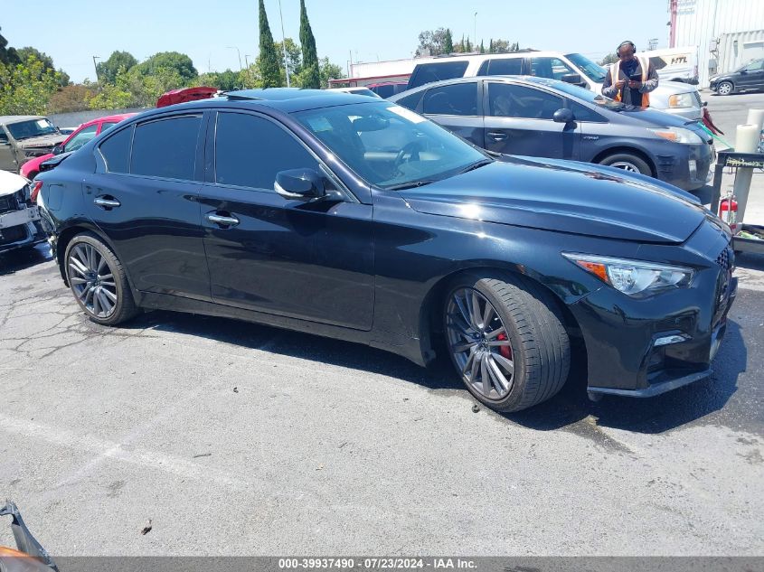 2023 Infiniti Q50 Red Sport 400 VIN: JN1FV7DP3PM570155 Lot: 39937490