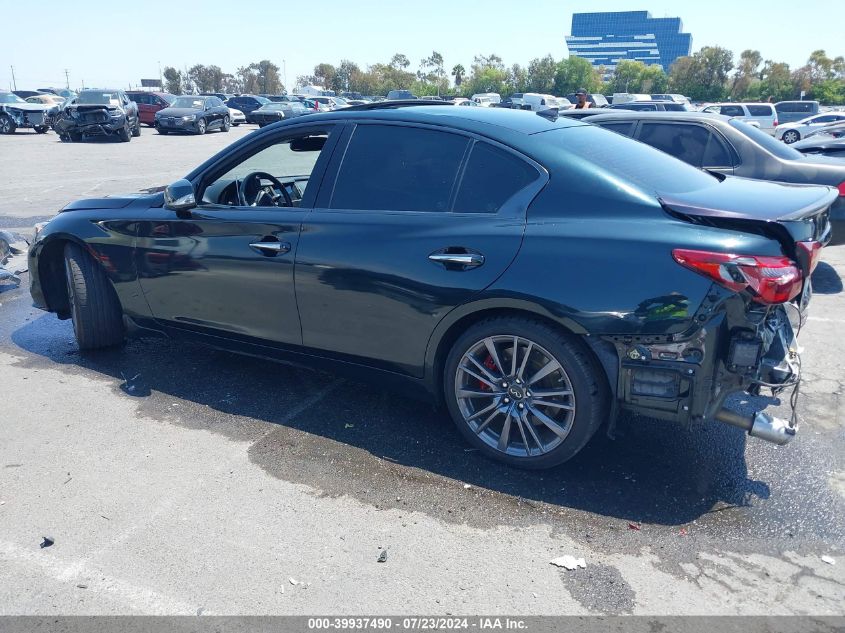 2023 Infiniti Q50 Red Sport 400 VIN: JN1FV7DP3PM570155 Lot: 39937490