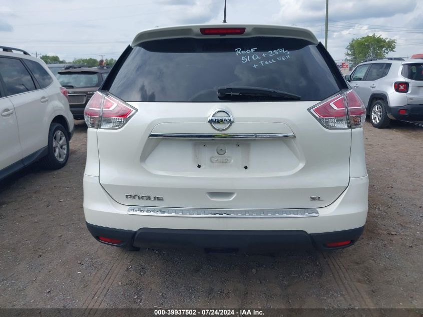 2016 Nissan Rogue Sl VIN: 5N1AT2MT6GC871811 Lot: 39937502