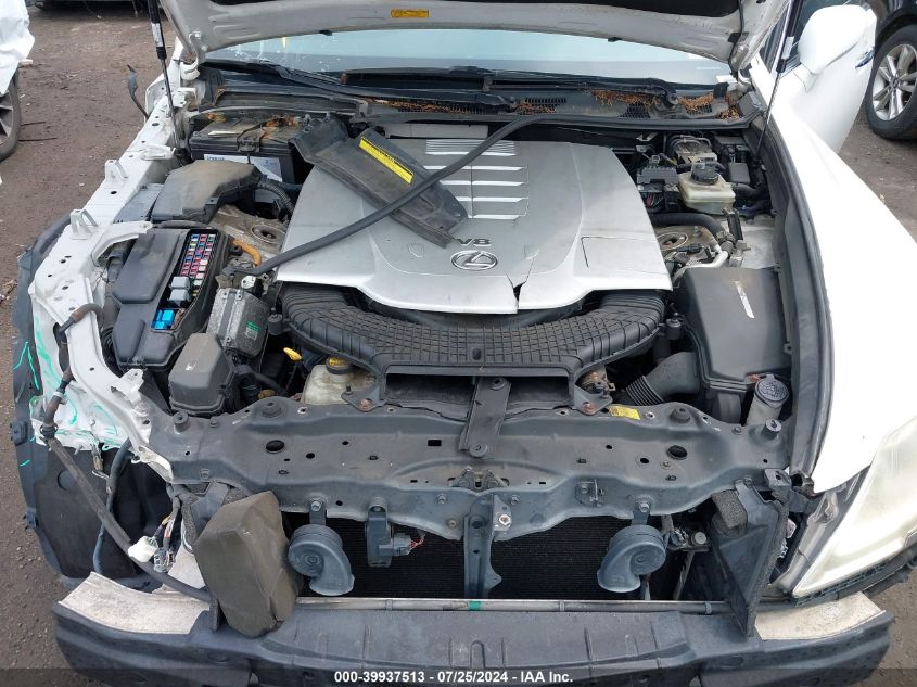 2008 Lexus Ls 460 VIN: JTHBL46F085066967 Lot: 39937513