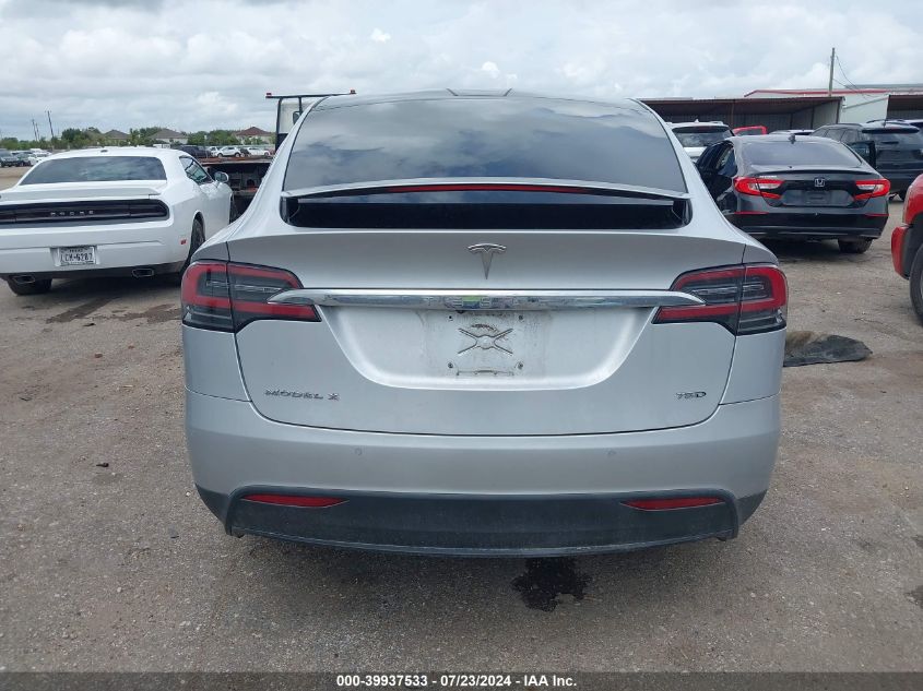 2018 Tesla Model X 100D/75D/P100D VIN: 5YJXCDE24JF102587 Lot: 39937533