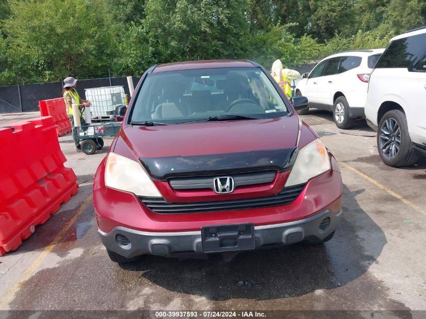 2007 Honda Cr-V Lx VIN: JHLRE48347C107367 Lot: 39937593