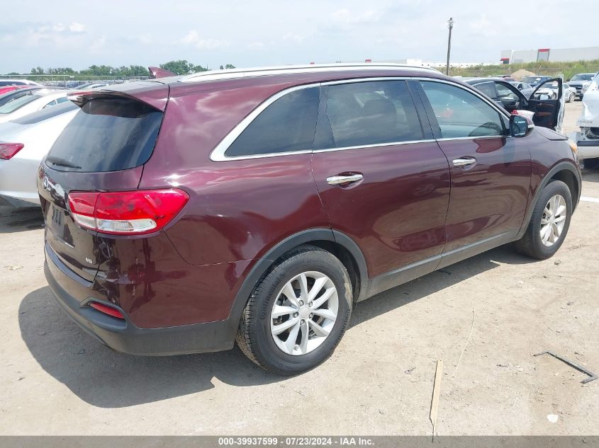 2016 KIA SORENTO 3.3L LX - 5XYPG4A53GG126062