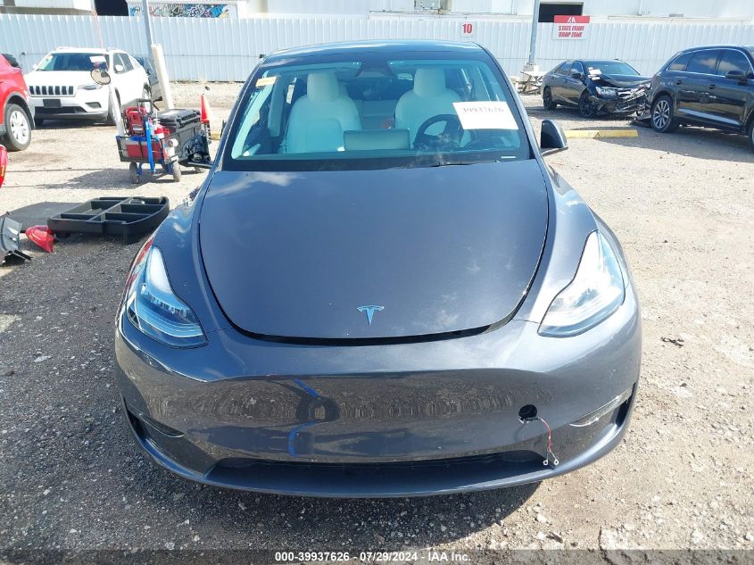 2023 Tesla Model Y Awd/Long Range Dual Motor All-Wheel Drive VIN: 7SAYGDEE8PA152632 Lot: 39937626