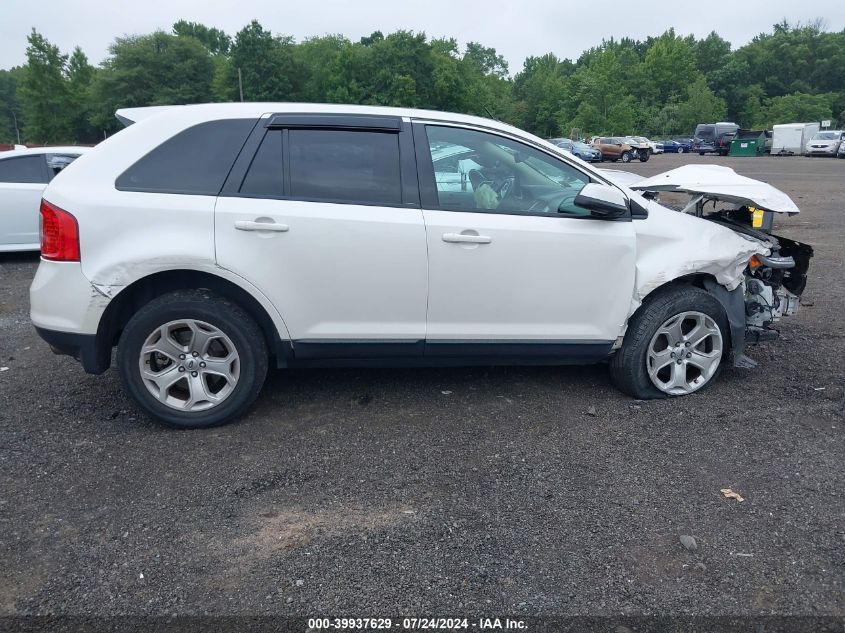 2013 Ford Edge Sel VIN: 2FMDK4JC9DBA10344 Lot: 39937629