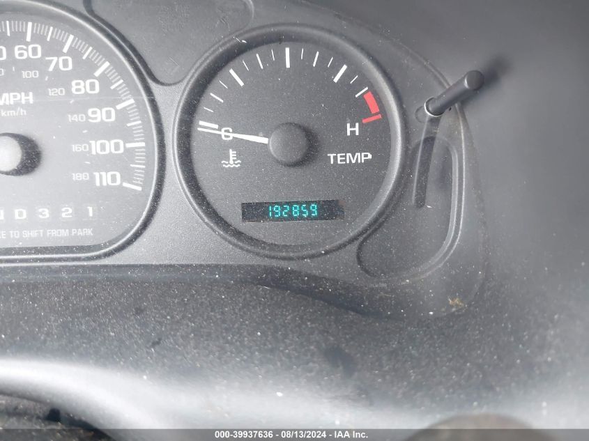 2002 Chevrolet Venture Ls VIN: 1GNDX03E52D202629 Lot: 39937636