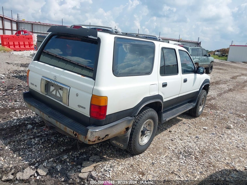 1993 Toyota 4Runner Vn39 Sr5 VIN: JT3VN39W7P0107576 Lot: 39937653