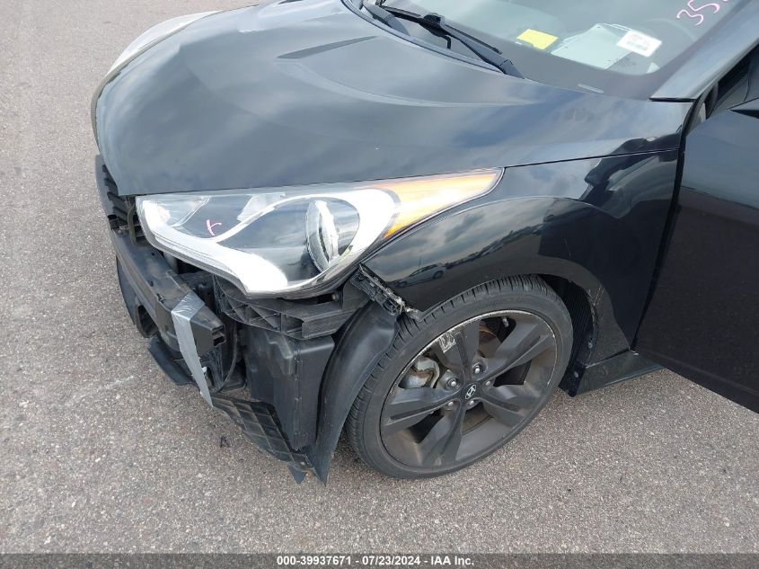 2016 HYUNDAI VELOSTER - KMHTC6AD4GU259064