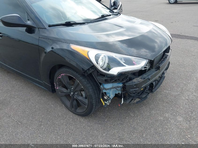 2016 HYUNDAI VELOSTER - KMHTC6AD4GU259064