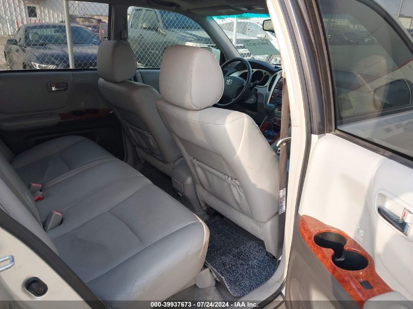 2007 Toyota Highlander Hybrid Limited V6 VIN: JTEHW21A970039177 Lot: 39937673