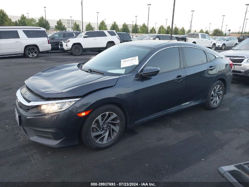 2018 Honda Civic Ex VIN: 2HGFC2F78JH524268 Lot: 39937693