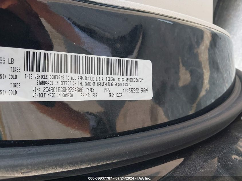 VIN WAUENAF45JA026268 2017 CHRYSLER PACIFICA no.9