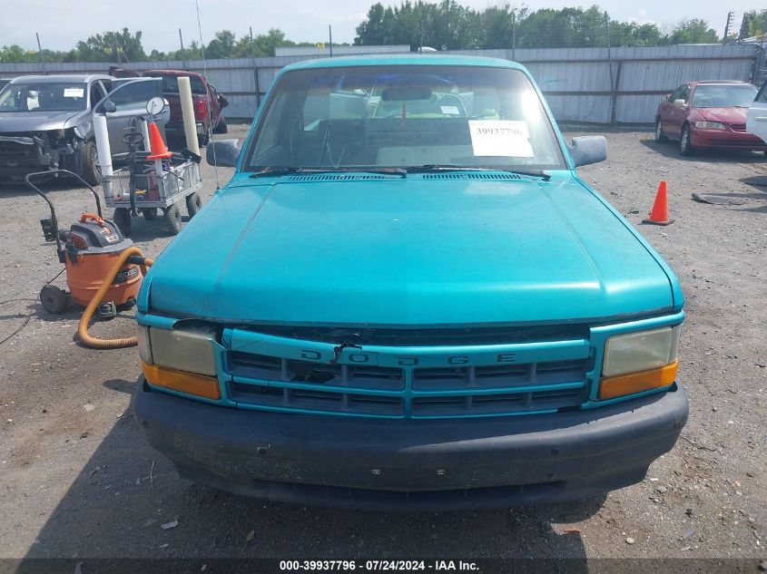 1996 Dodge Dakota VIN: 1B7FL26X2TW710861 Lot: 39937796