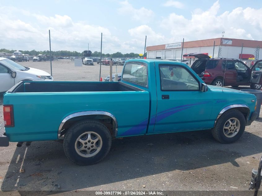 1996 Dodge Dakota VIN: 1B7FL26X2TW710861 Lot: 39937796