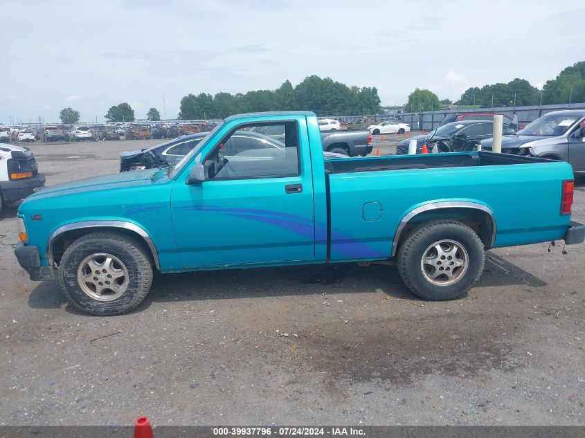 1996 Dodge Dakota VIN: 1B7FL26X2TW710861 Lot: 39937796