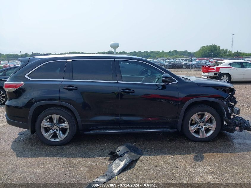 2015 TOYOTA HIGHLANDER LIMITED/LTD PLATINUM - 5TDDKRFH3FS096449