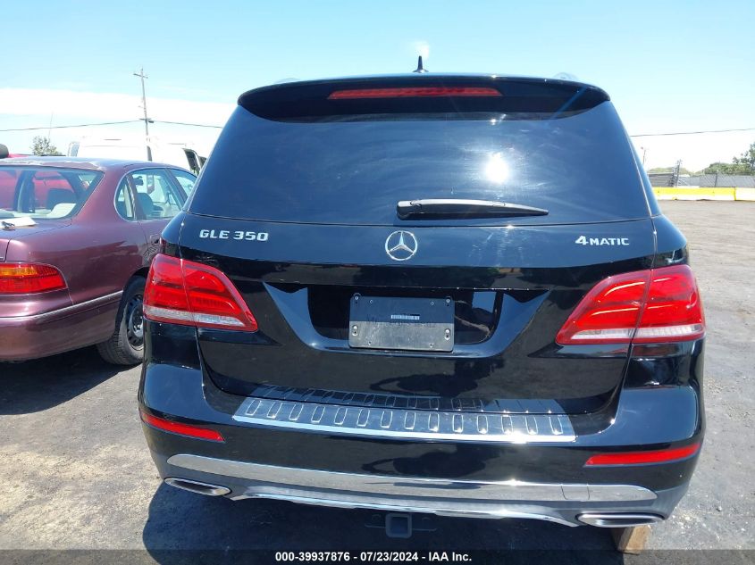 2016 Mercedes-Benz Gle 350 4Matic VIN: 4JGDA5HB6GA667754 Lot: 39937876