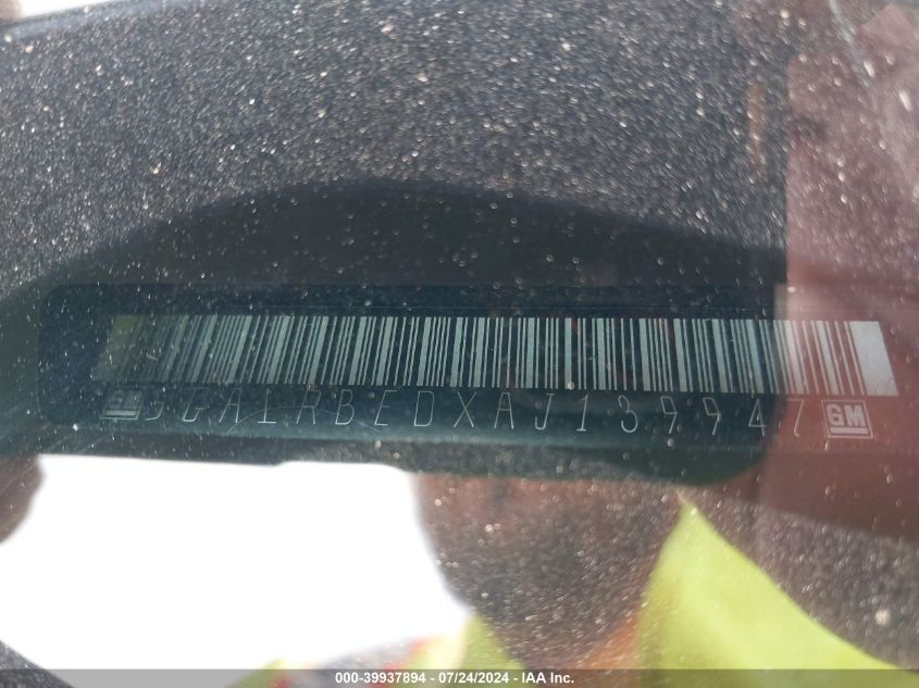 2010 Buick Enclave 1Xl VIN: 5GALRBEDXAJ139947 Lot: 39937894