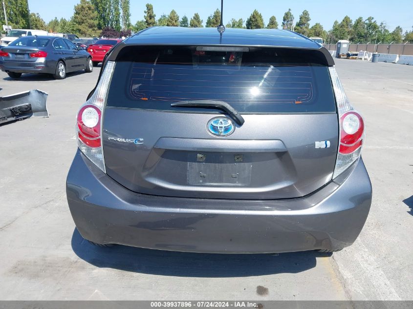 2014 Toyota Prius C One VIN: JTDKDTB32E1573893 Lot: 39937896