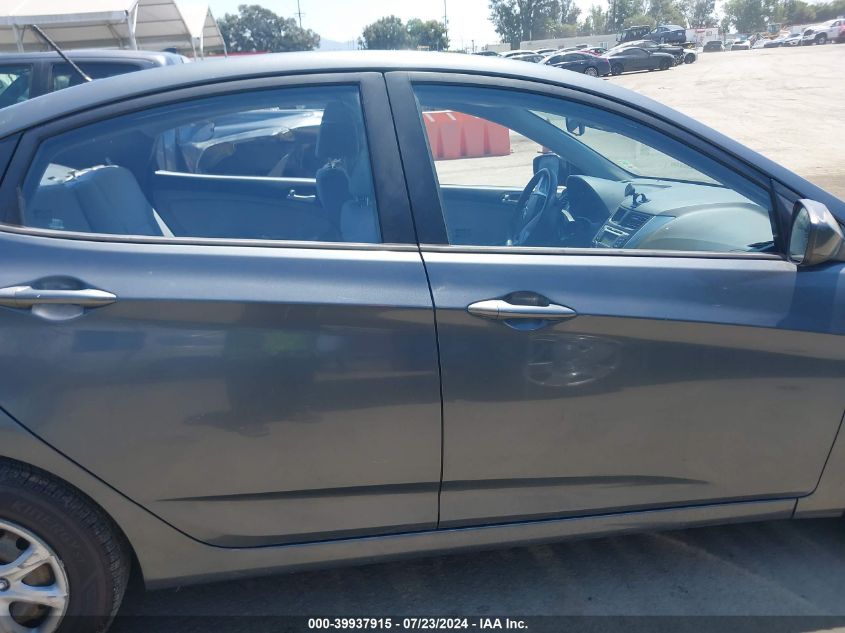 2012 Hyundai Accent Gls VIN: KMHCT4AE6CU201237 Lot: 39937915