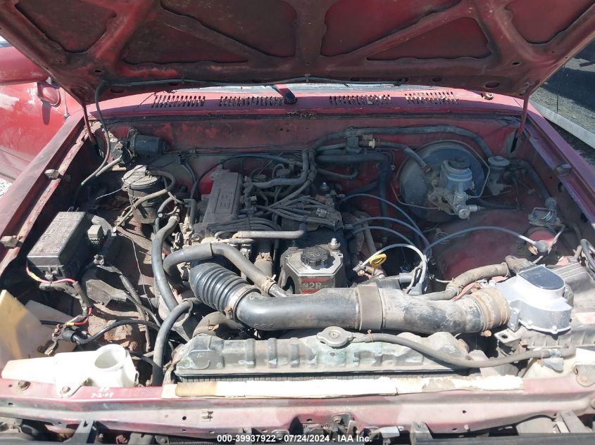 1992 Toyota Pickup 1/2 Ton Short Wheelbase VIN: JT4RN81A4N0104044 Lot: 39937922